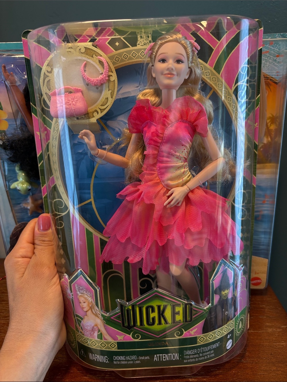 Mattel Glinda Pink Layered Dress Doll